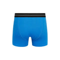 Blue - Back - Crosshatch Mens Hexter Boxer Shorts (Pack Of 2)