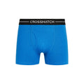 Blue - Lifestyle - Crosshatch Mens Hexter Boxer Shorts (Pack Of 2)