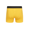 Yellow - Back - Crosshatch Mens Hexter Boxer Shorts (Pack of 2)
