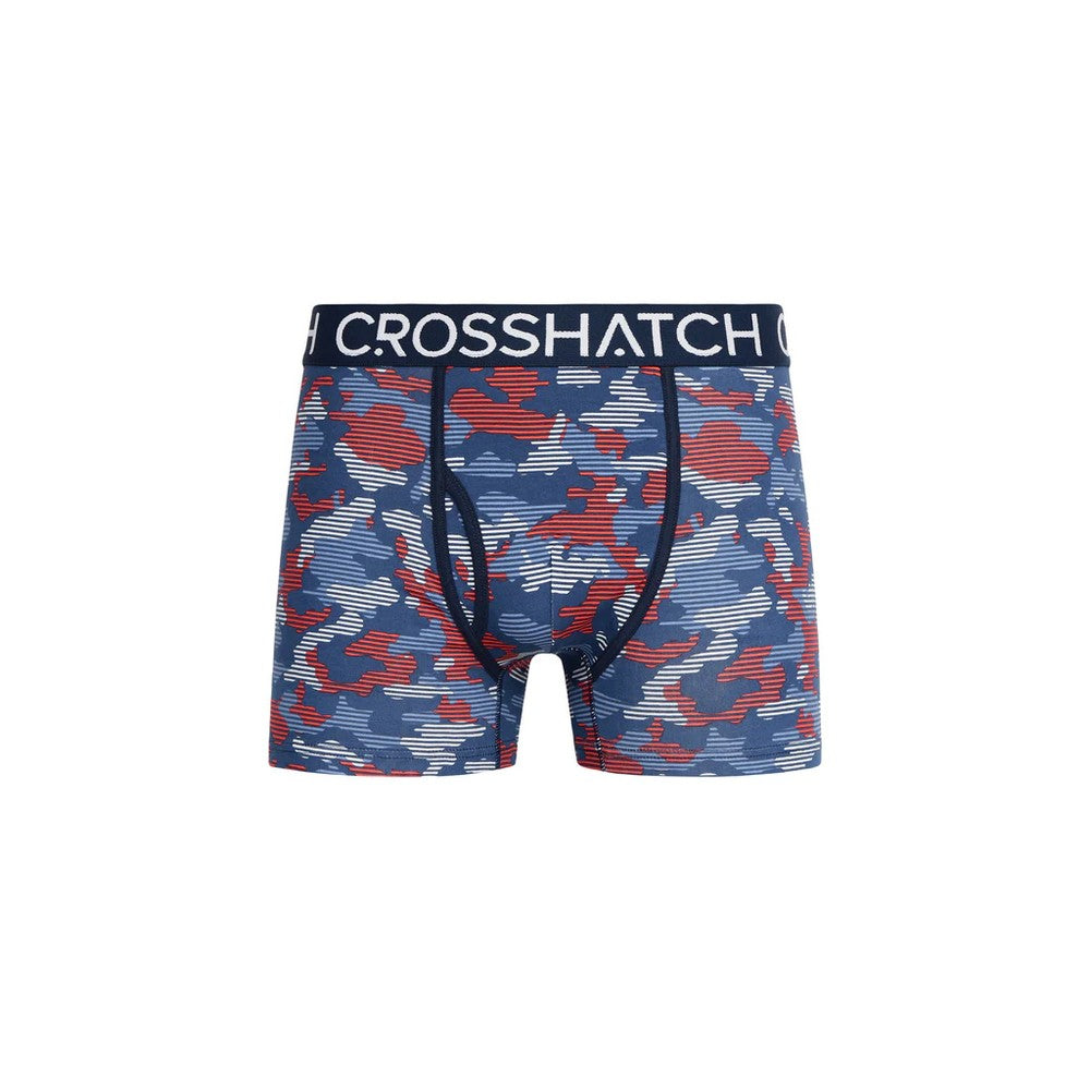Red - Pack Shot - Crosshatch Mens Payso Boxer Shorts (Pack of 3)