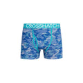 Teal - Pack Shot - Crosshatch Mens Payso Boxer Shorts (Pack of 3)