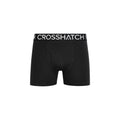 Yellow - Back - Crosshatch Mens Lynol Boxer Shorts (Pack of 3)