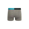 Teal - Back - Crosshatch Mens Typan Boxer Shorts (Pack of 3)