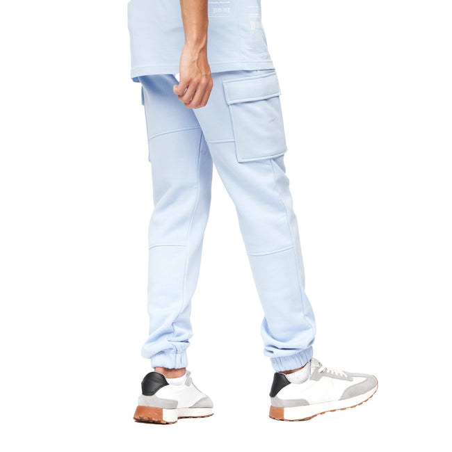 Light Blue - Lifestyle - Crosshatch Mens Holdouts Jogging Bottoms