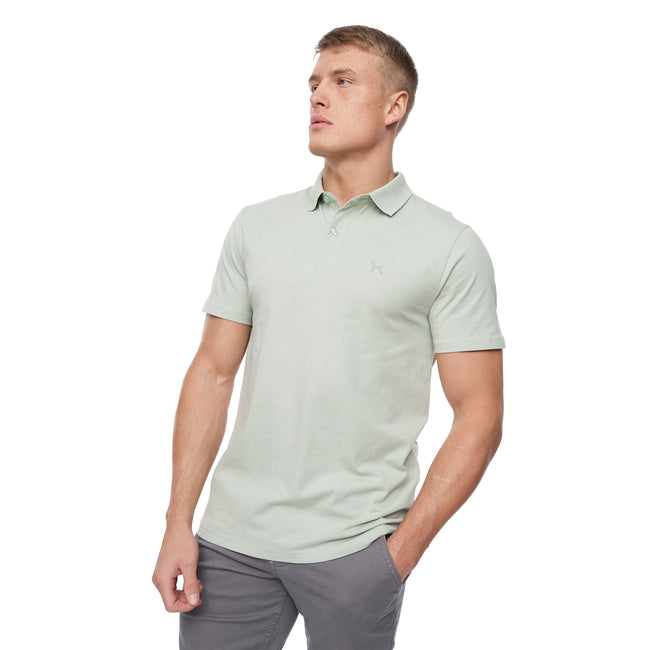 Light Blue - Pack Shot - Bewley & Ritch Mens Nandor Polo Shirt