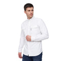 White - Front - Duck and Cover Mens Melmoore Shirt