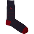 Blue-Red-Yellow - Side - Bewley & Ritch Mens Towan Socks (Pack of 5)