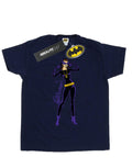 Navy Blue - Front - DC Comics Womens-Ladies Catwoman Happy Pose Cotton Boyfriend T-Shirt