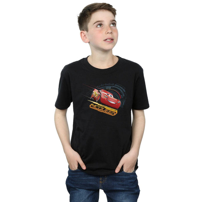 Black - Lifestyle - Cars Boys Lightning McQueen Cotton T-Shirt