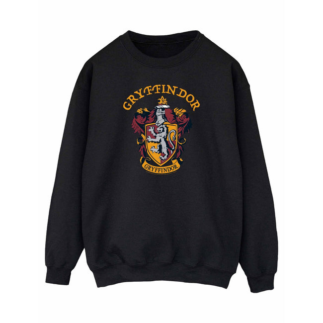 Black - Front - Harry Potter Womens-Ladies Gryffindor Cotton Sweatshirt