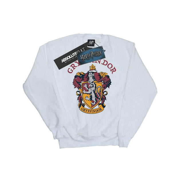 White - Front - Harry Potter Womens-Ladies Gryffindor Heather Sweatshirt
