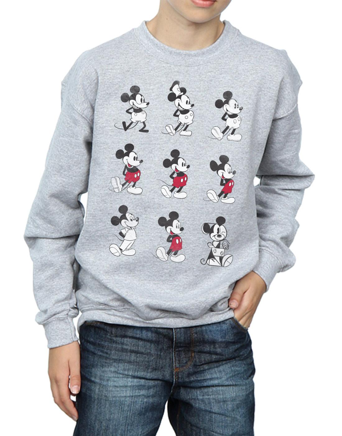 Sports Grey - Close up - Disney Boys Mickey Mouse Evolution Sweatshirt