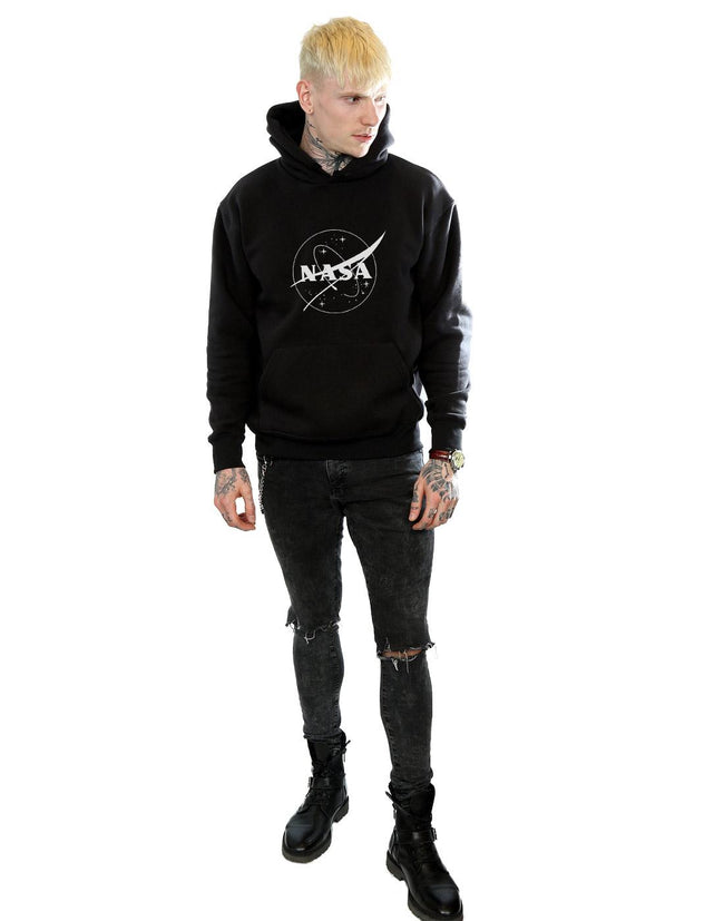 Black - Lifestyle - NASA Mens Insignia Logo Hoodie