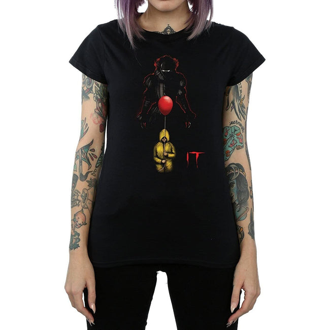 Black-Red-Yellow - Lifestyle - It Unisex Adult Pennywise Shadow T-Shirt