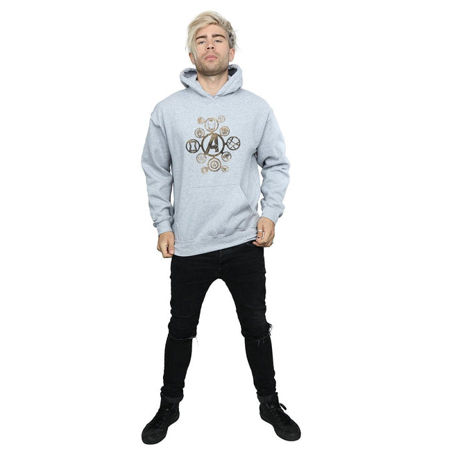 Sports Grey - Lifestyle - Marvel Mens Avengers Infinity War Icons Hoodie