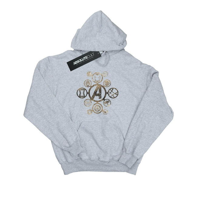Sports Grey - Front - Marvel Mens Avengers Infinity War Icons Hoodie