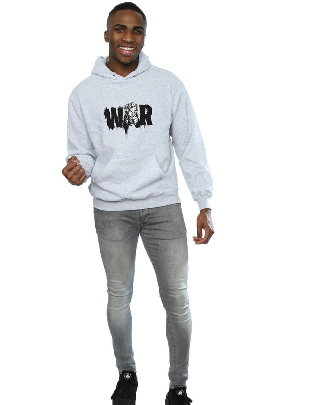 Sports Grey - Lifestyle - Marvel Mens Avengers Infinity War Fist Hoodie