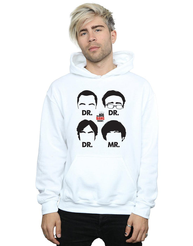 White - Back - The Big Bang Theory Mens Doctors And Mr Hoodie