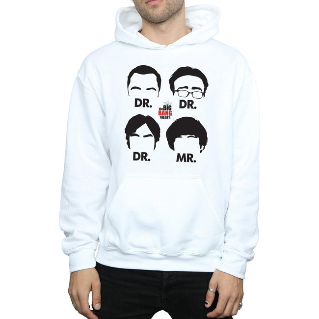 White - Side - The Big Bang Theory Mens Doctors And Mr Hoodie