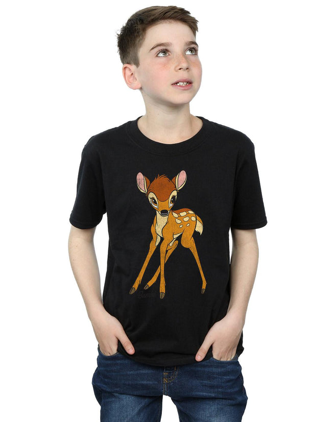 Black - Lifestyle - Bambi Boys Classic Cotton T-Shirt
