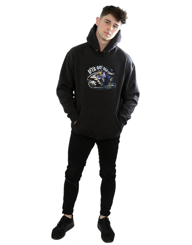 Black - Lifestyle - DC Comics Mens Batman TV Series Bat Bike Hoodie