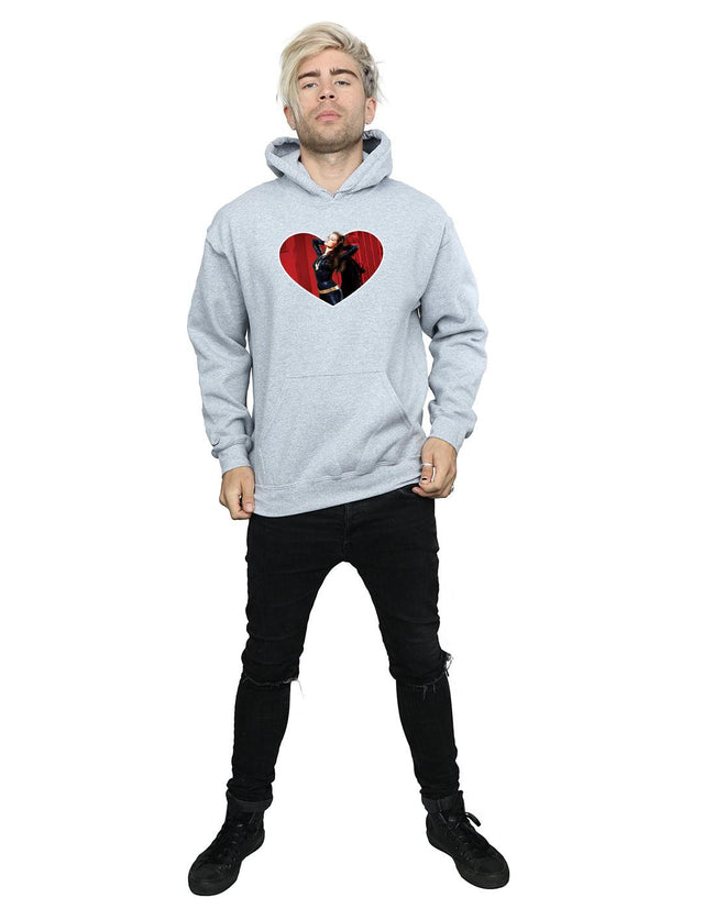 Sports Grey - Lifestyle - DC Comics Mens Batman TV Series Catwoman Heart Hoodie