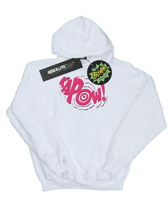 White - Front - DC Comics Mens Batman TV Series Kapow Hoodie