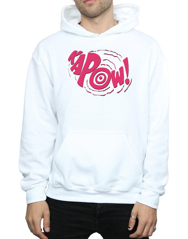 White - Side - DC Comics Mens Batman TV Series Kapow Hoodie