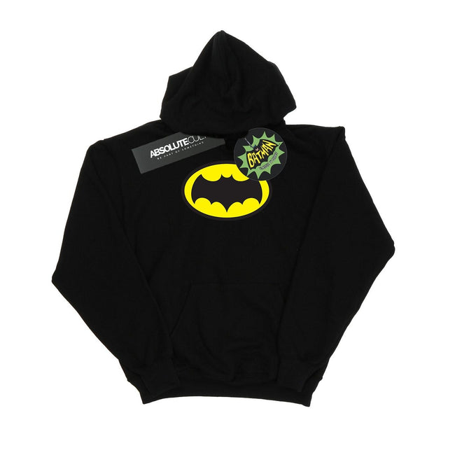 Black - Front - DC Comics Mens Batman TV Series Logo Hoodie