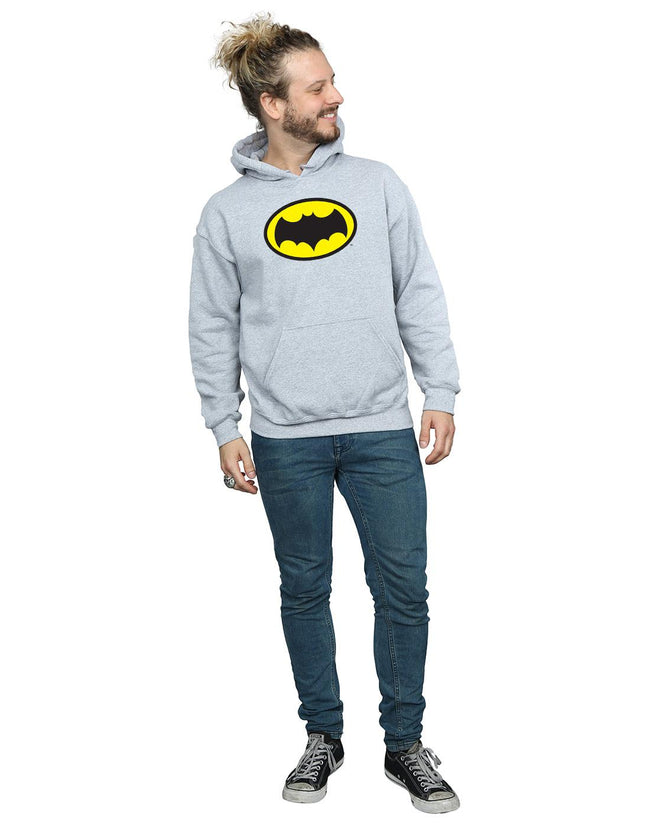 Sports Grey - Lifestyle - DC Comics Mens Batman TV Series Logo Hoodie