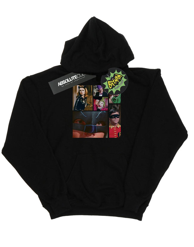 Black - Front - DC Comics Mens Batman TV Series Class Photo Hoodie