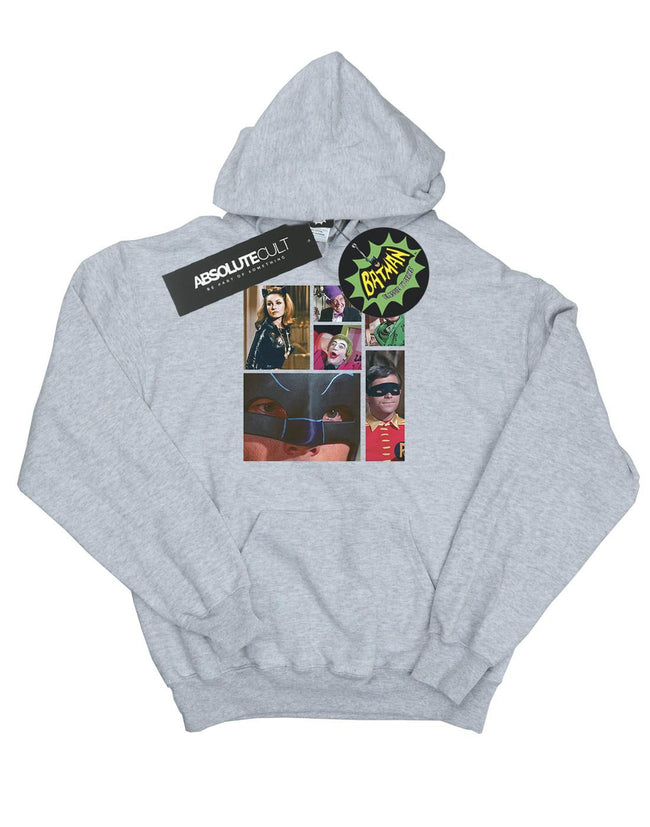 Sports Grey - Front - DC Comics Mens Batman TV Series Class Photo Hoodie