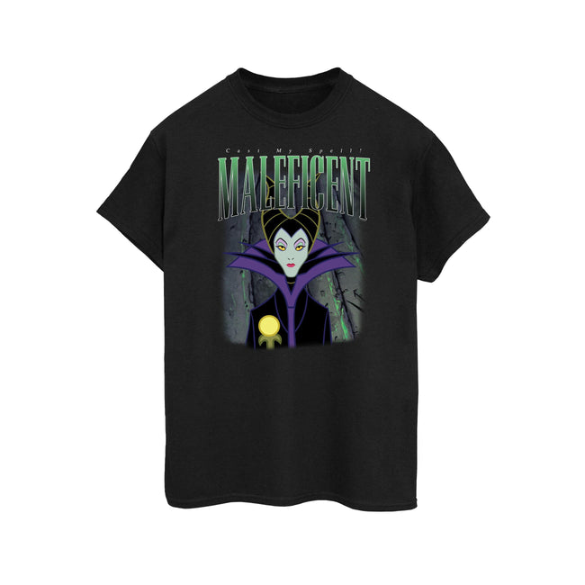 Black - Front - Maleficent Mens Montage Cotton T-Shirt