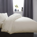 Ivory - Front - Belledorm Cotton Sateen 1000 Thread Count Duvet Cover