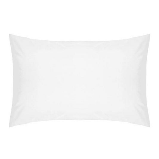 White - Front - Belledorm Cotton Percale Housewife Pillowcase Pair