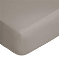 White - Side - Belledorm 400 Thread Count Egyptian Cotton Fitted Sheet