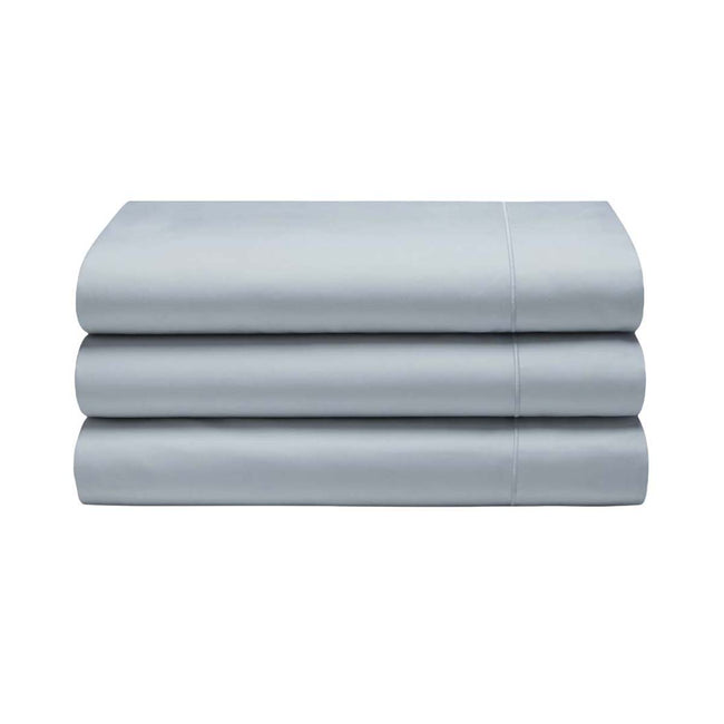 Duck Egg Blue - Back - Belledorm 400 Thread Count Egyptian Cotton Flat Sheet