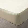 Ivory - Back - Belledorm Jersey Cotton Fitted Sheet