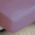 Misty Rose - Back - Belledorm Easycare Percale Fitted Sheet
