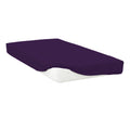 Mauve - Front - Belledorm Easycare Percale Fitted Sheet