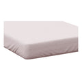 Powder Pink - Back - Belledorm Easycare Percale Fitted Sheet