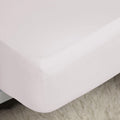 Powder Pink - Side - Belledorm Easycare Percale Fitted Sheet