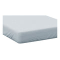 Duck Egg Blue - Back - Belledorm Easycare Percale Fitted Sheet