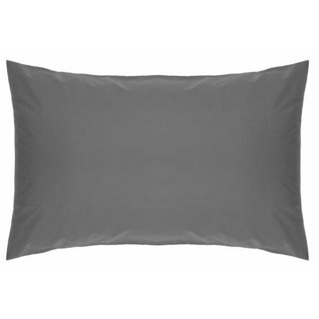 Grey - Front - Belledorm Easycare Percale Housewife Pillowcase