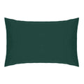 Bottle Green - Front - Belledorm Easycare Percale Housewife Pillowcase