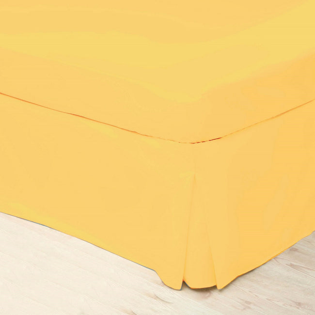 Saffron - Front - Belledorm Easycare Percale Platform Valance