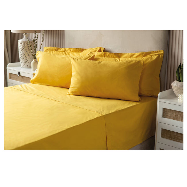 Saffron - Back - Belledorm Easycare Percale Platform Valance