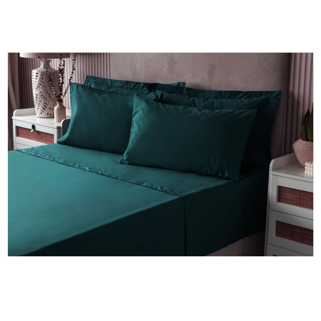 Jade - Back - Belledorm Easycare Percale Platform Valance