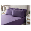 Mauve - Back - Belledorm Easycare Percale Platform Valance