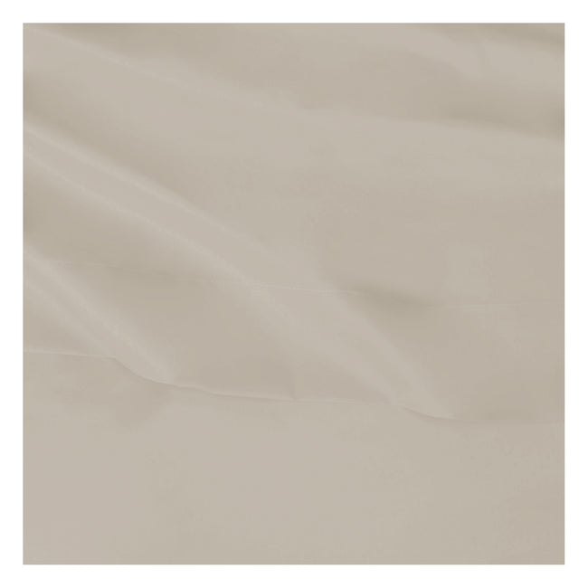 Mushroom - Side - Belledorm Easycare Percale Platform Valance